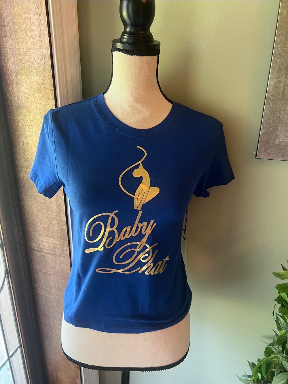 Baby Phat Tee with Metallic Gold Logo